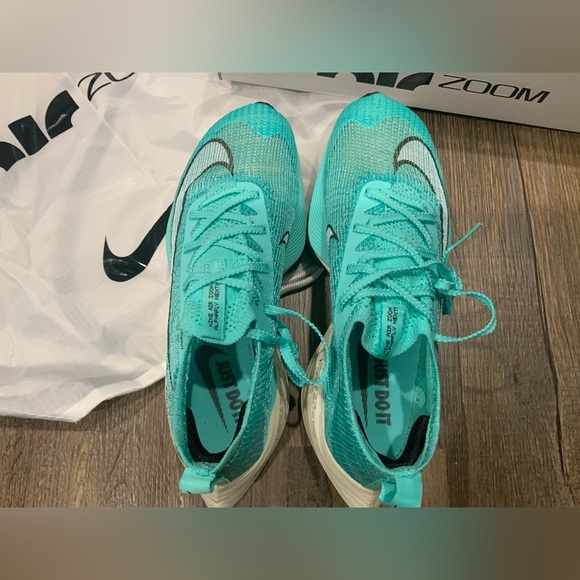 New Nike Air Zoom Alphafly Next% Hyper Turquoise CI9925-300 Men\'s Sz 7 main image 4